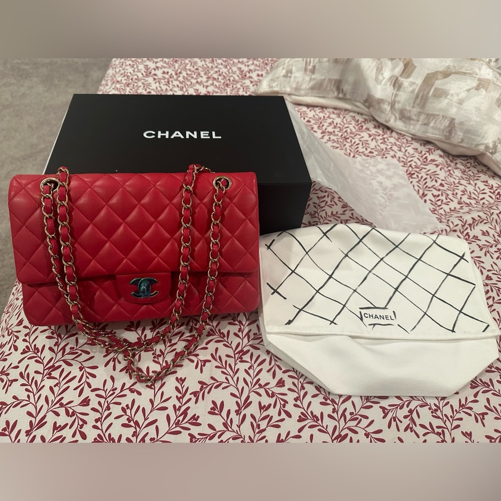 Chanel double flap lambskin